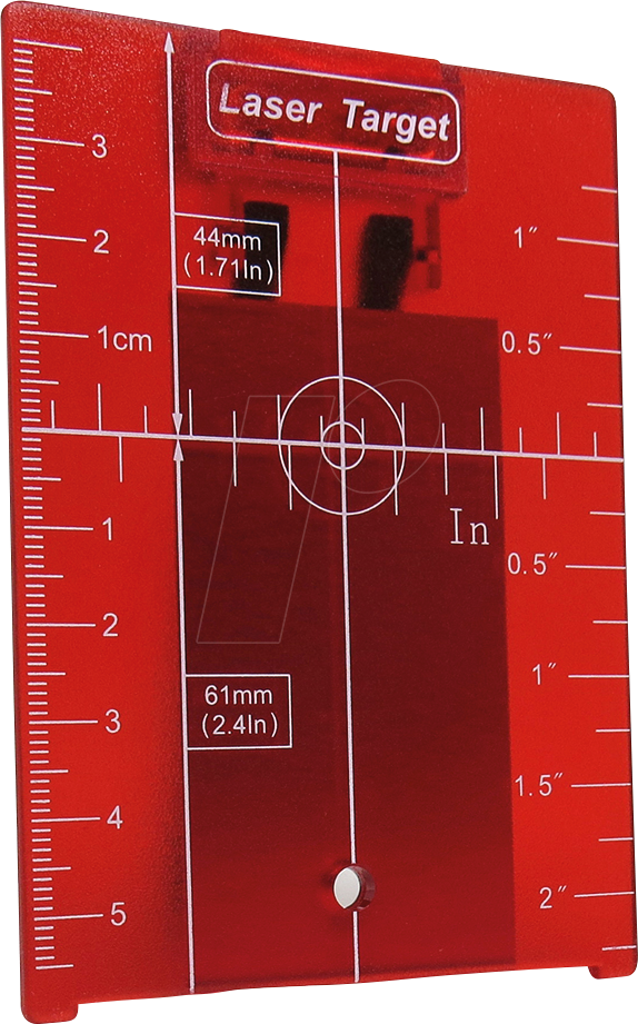 LEICA 758831 - Zieltafel für Linienlaser und Laserdistanzmesser, rot