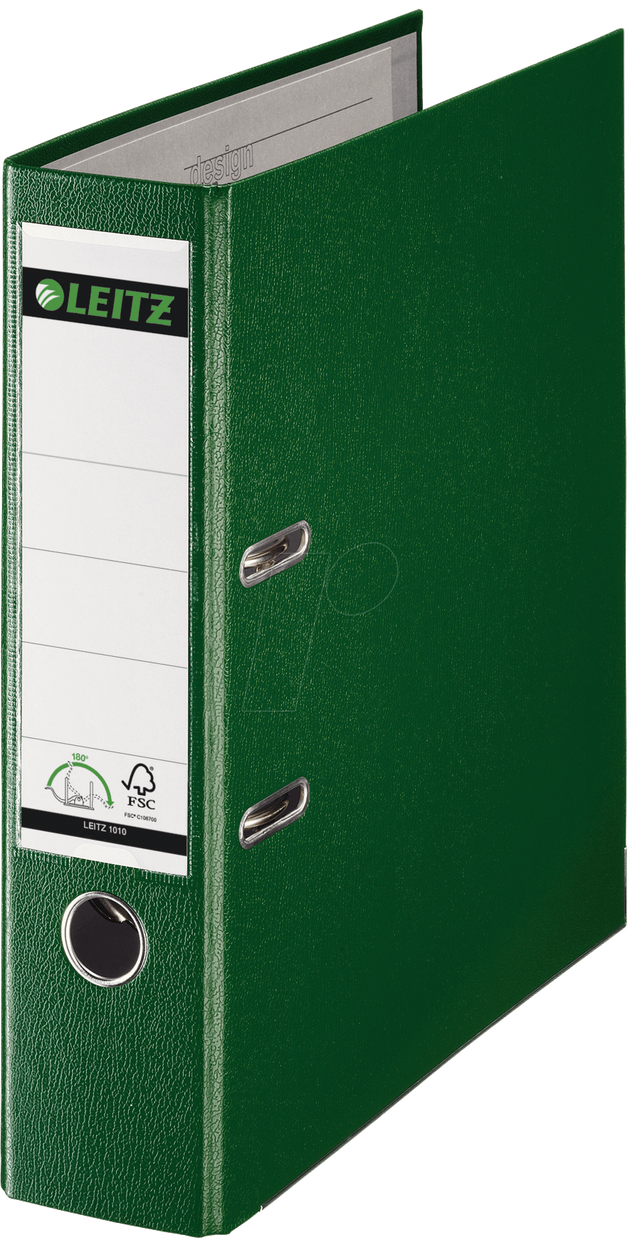 LEITZ 10105055 - Qualitäts-Ordner PP 180°, A4, 80 mm, grün