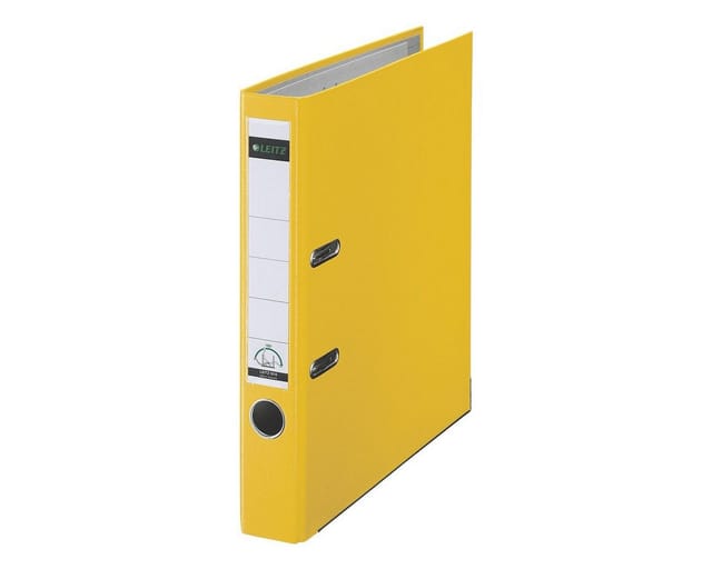 LEITZ 10155015 - Qualitäts-Ordner PP 180°, A4, 50 mm, gelb