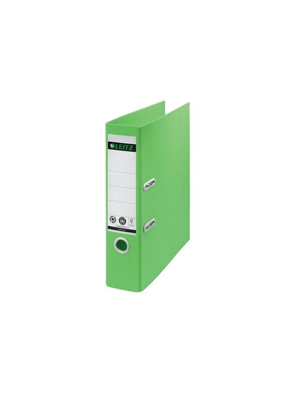 LEITZ 10180055 - Qualitäts-Ordner 180°, Recycle, grün, 80 mm