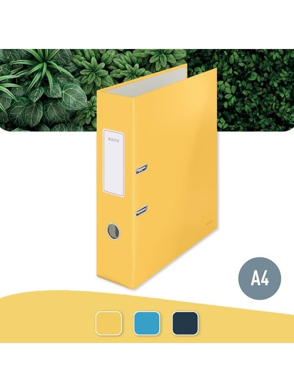 LEITZ 10610019 - Qualitäts-Ordner 180°, Cosy, 80 mm, gelb