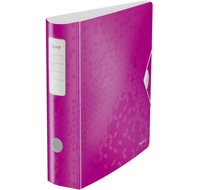 LEITZ 11060023 - Qualitäts-Ordner 180°, Active WOW, 80 mm, pink