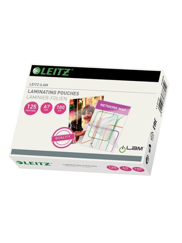 LEITZ 33805 - Laminierfolien, iLAM, DIN A7, 125 mic, 100 Stück