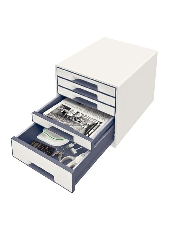 LEITZ 52142001 - Schubladenbox, WOW CUBE, grau