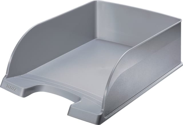 LEITZ 52330084 - Briefkorb Leitz Plus, Jumbo, silber