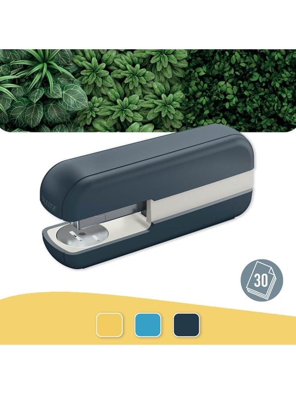 LEITZ 55670089 - Heftgerät, bis zu 30 Blatt, Cosy, grau