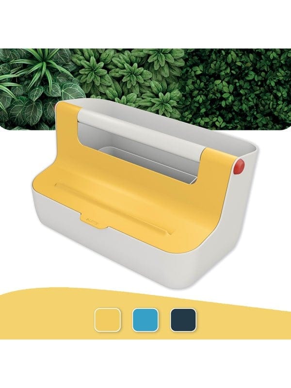 LEITZ 61250019 - Mobile Aufbewahrungsbox, Cosy, gelb