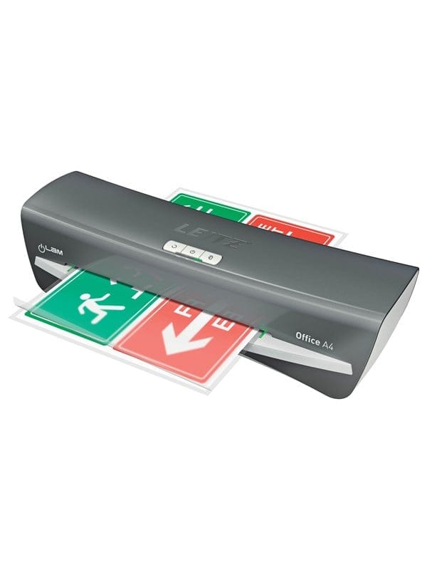 LEITZ 72510084 - Laminiergerät, iLAM Office, DIN A4, dunkelgrau