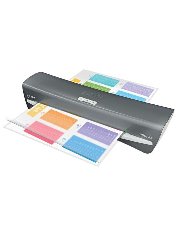 LEITZ 72530084 - Laminiergerät, iLAM Office, DIN A3, dunkelgrau