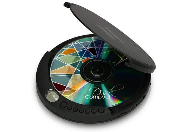 LENCO CD-200BK - Tragbarer CD-Player, CD-200BK
