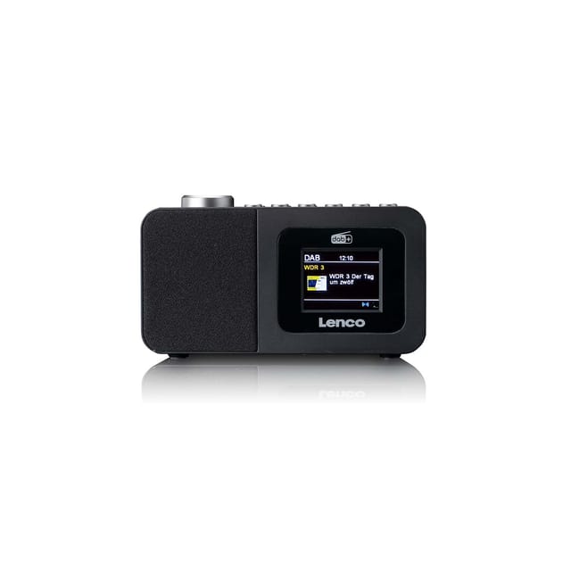 LENCO CR-625BK - DAB+/UKW Radiowecker, LCD-Display