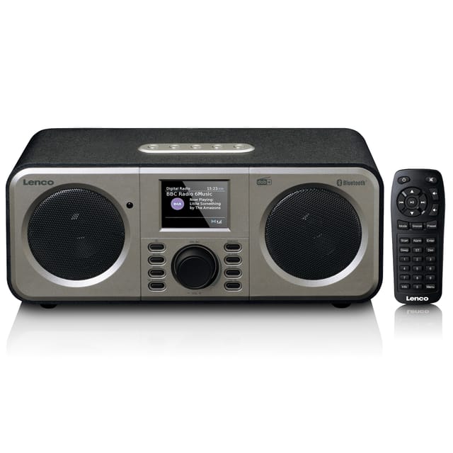 LENCO DAR-030BK - DAB+/UKW Radio, TFT-Display, Bluetooth