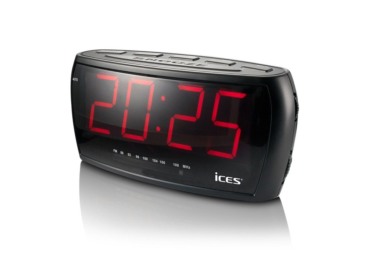 LENCO ICR-230-1 - UKW Radiowecker, LED-Display