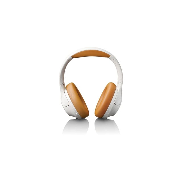 LENCO HPB-830GY - Kopfhörer, Over-Ear, Bluetooth, grau/gelb