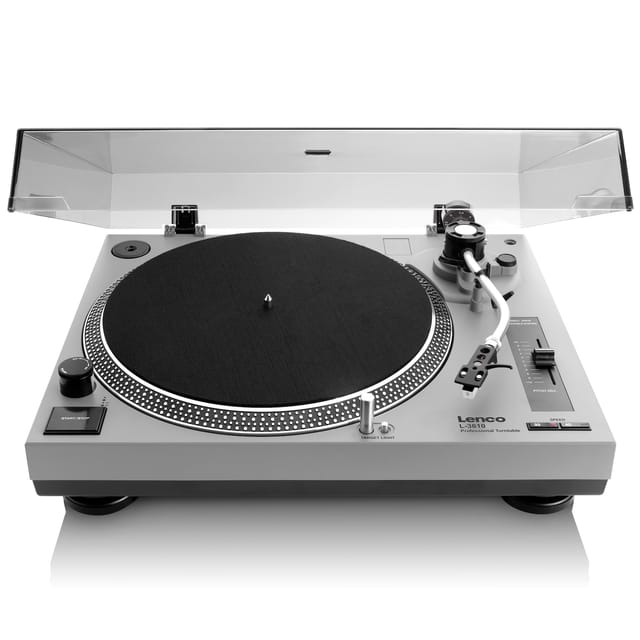 LENCO L-3810GY - Plattenspieler, USB, grau