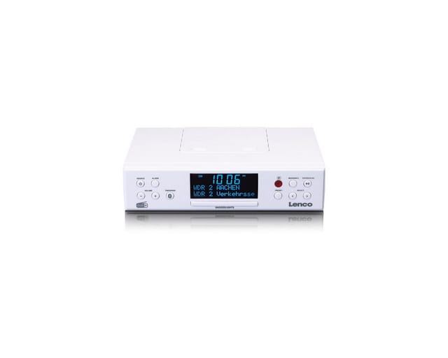 LENCO KCR190WH - Küchenradio, DAB+/UKW, Bluetooth, unterbaufähig