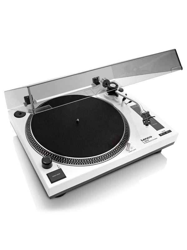 LENCO L-3810WH - Plattenspieler, USB, weiß