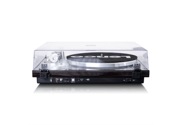 LENCO LBT188WA - Plattenspieler, Bluetooth, USB, walnuss