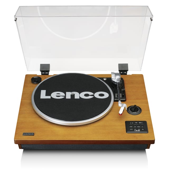LENCO LS-55WA - Plattenspieler, Bluetooth, wood