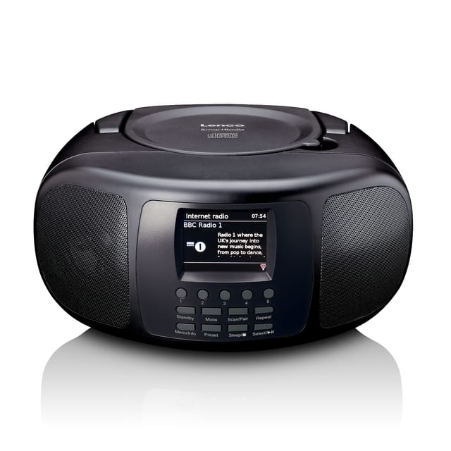 LENCO SCD-6000BK - Boombox SCD-6000 mit Radio, CD, Bluetooth