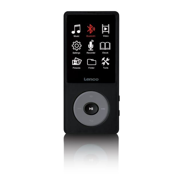 LENCO XEMIO860BK - MP4-Player, 8GB, Bluetooth, Akku, schwarz