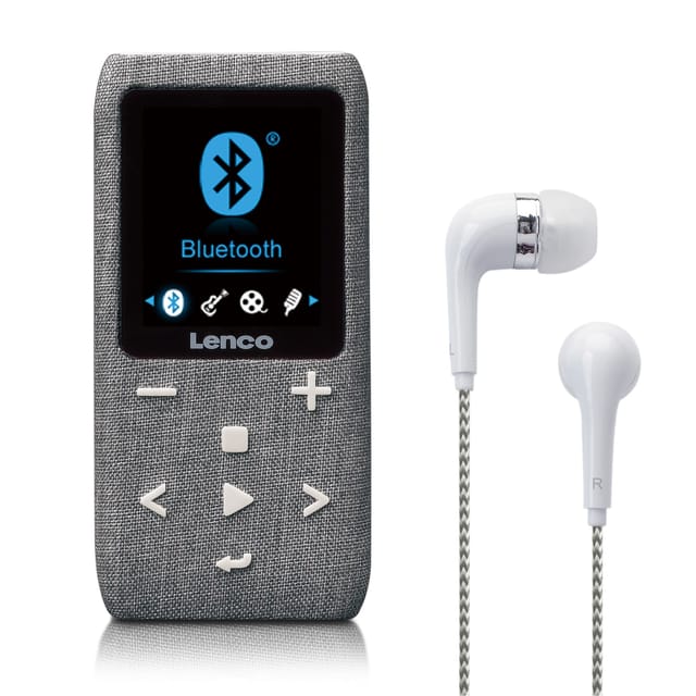LENCO XEMIO861GY - MP3-Player, FM-Radio, Bluetooth, Akku, grau