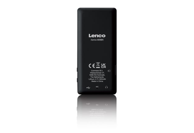 LENCO XEMIO669BK - MP4-Player, 8GB, Akku, schwarz