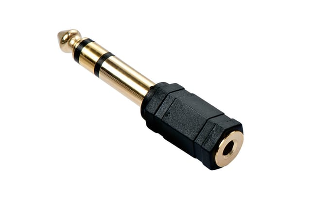 LINDY 35620 - 6,3 mm Klinken Stecker auf 3,5 mm Klinken Buchse