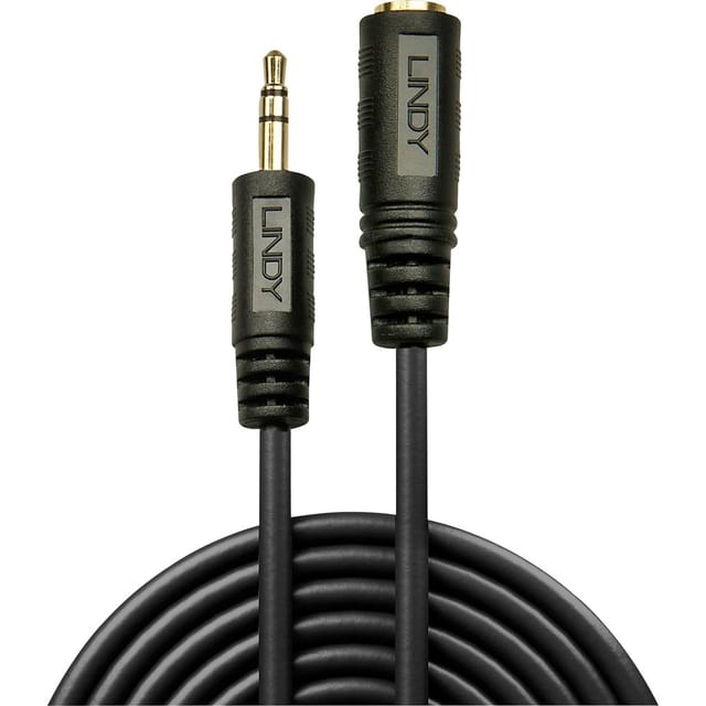 LINDY 35653 - Audio Kabel, 3,5 mm 3-Pin Klinken Stk. auf Kup., 3,0 m