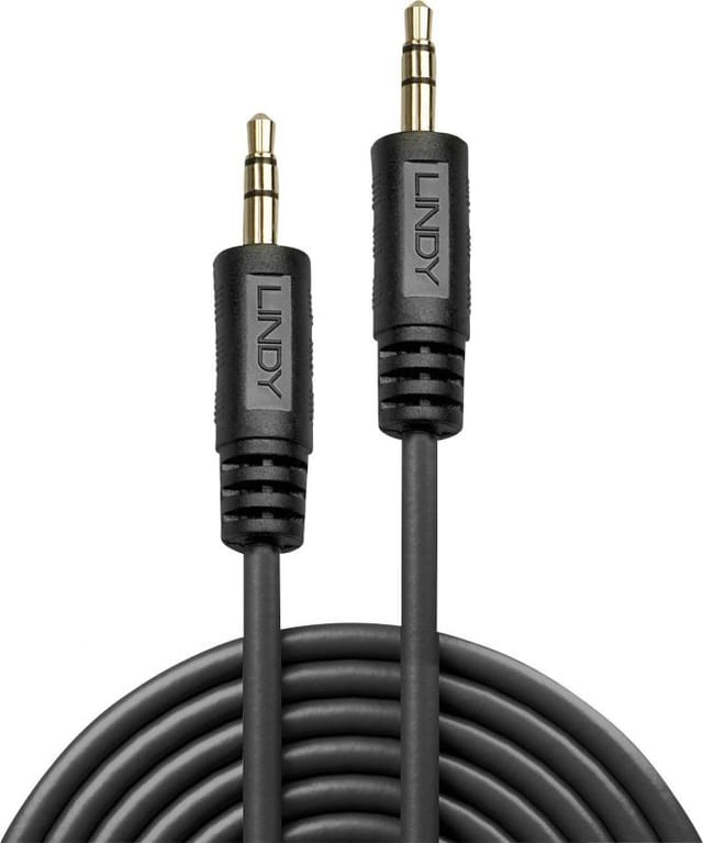 LINDY 35644 - Audio Kabel, 3,5 mm 3-Pin Klinkenstecker, 5,0 m