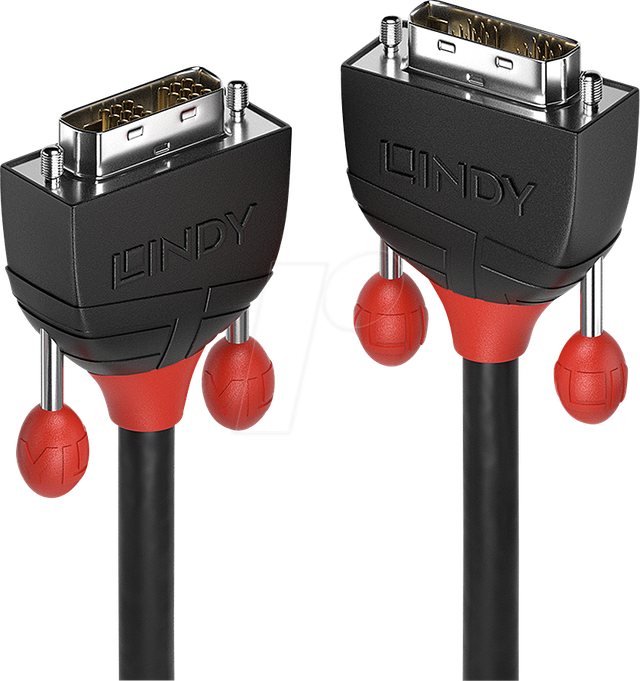 LINDY 36258 - Kabel Monitor DVI-D Single Link 5,0 m
