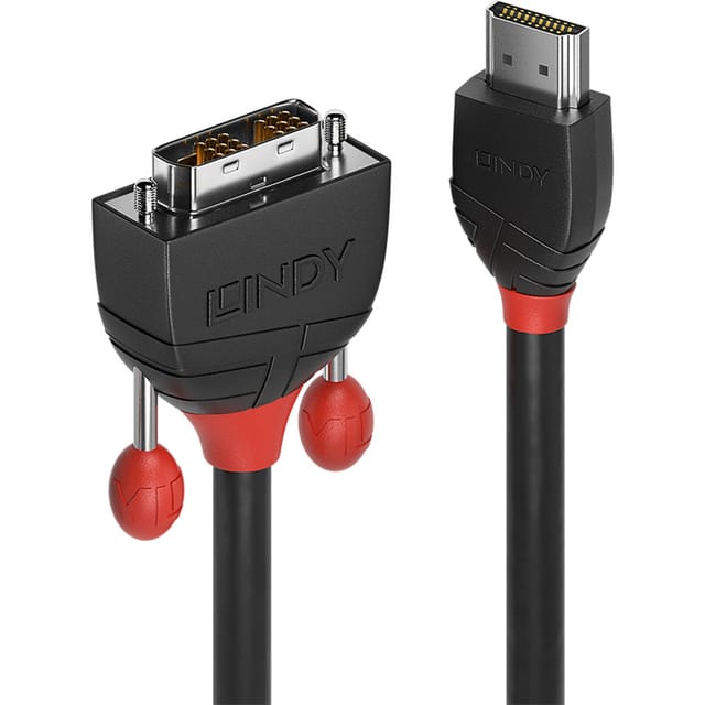 LINDY 36272 - HDMI/DVI-D Kabel, 2,0 m