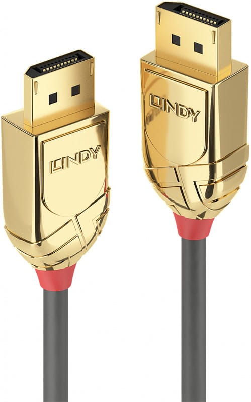 LINDY 36295 - DisplayPort 1.2 Kabel, 4K 60 Hz, 7,5 m