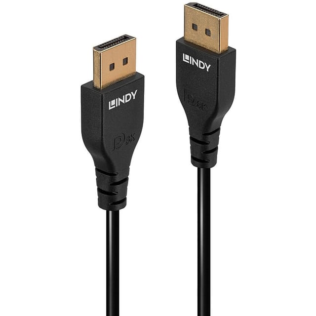 LINDY 36463 - DisplayPort 1.4 Kabel, 8K 60 Hz, Slim, 3,0 m