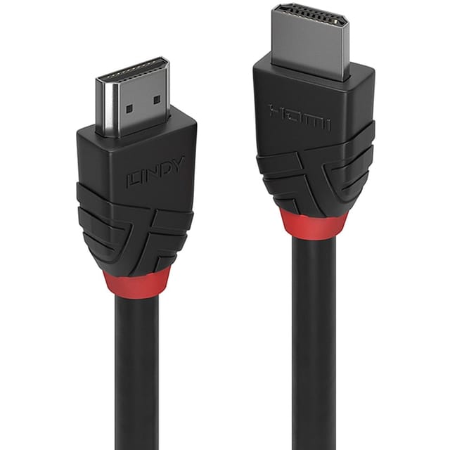 LINDY 36471 - HDMI Kabel - Black Line, 4K30Hz, 1,00 m