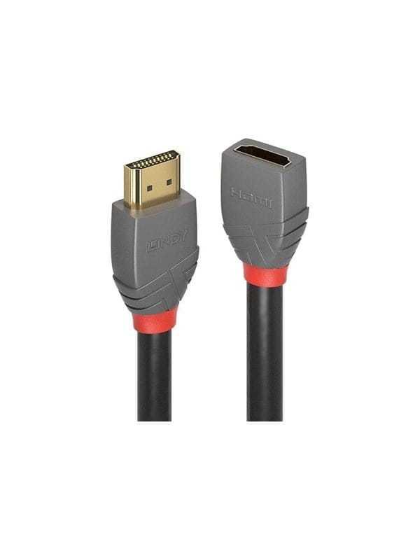 LINDY 36478 - HDMI Verlängerungskabel - Anthra Line, 4K60Hz 3,00 m
