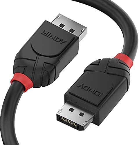 LINDY 36490 - DisplayPort 1.2 Kabel, 4K 60 Hz, 0,5 m