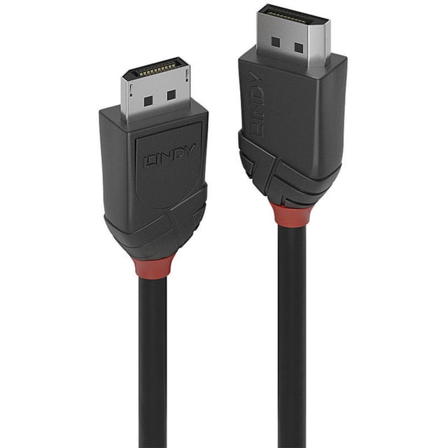 LINDY 36491 - DisplayPort 1.2 Kabel, 4K 60 Hz, 1,0 m