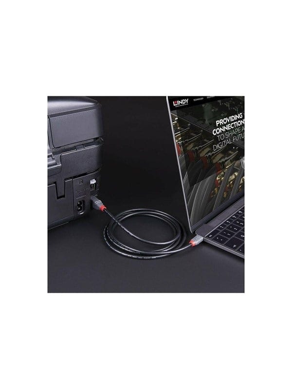 LINDY 36666 - USB 5 Gb/s Kabel, C Stecker auf B Stecker, 1,0 m