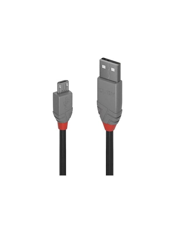 LINDY 36735 - USB 2.0 Kabel, A Stecker auf Micro-B Stecker, 5,0 m