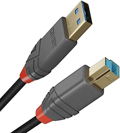 LINDY 36740 - USB 5 Gb/s Kabel, A Stecker auf B Stecker, 0,5 m