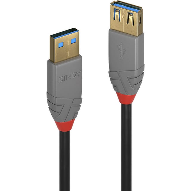 LINDY 36761 - USB 5 Gb/s Kabel, A Stecker auf A Buchse, 1,0 m