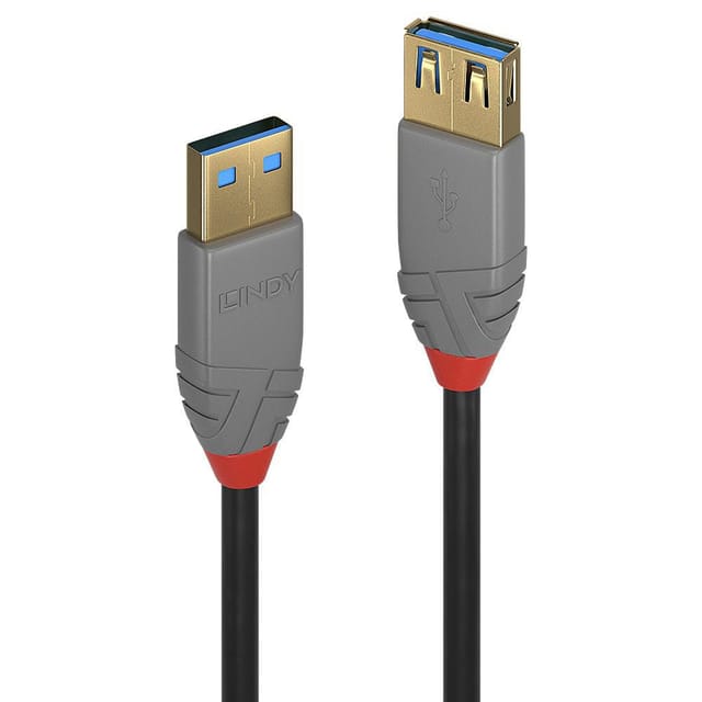 LINDY 36760 - USB 5 Gb/s Kabel, A Stecker auf A Buchse, 0,5 m