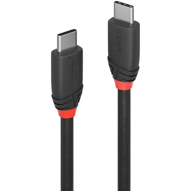 LINDY 36905 - USB 20 Gb/s Kabel, 60 W, 4K 60Hz, 0,5 m