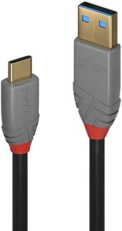 LINDY 36910 - USB 10 Gb/s Kabel, A Stecker auf C Stecker, 0,5 m