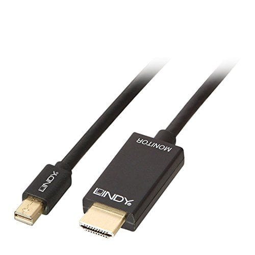 LINDY 36927 - Mini DP 1.2 auf HDMI A Stecker, 4K/30Hz, 2,0 m