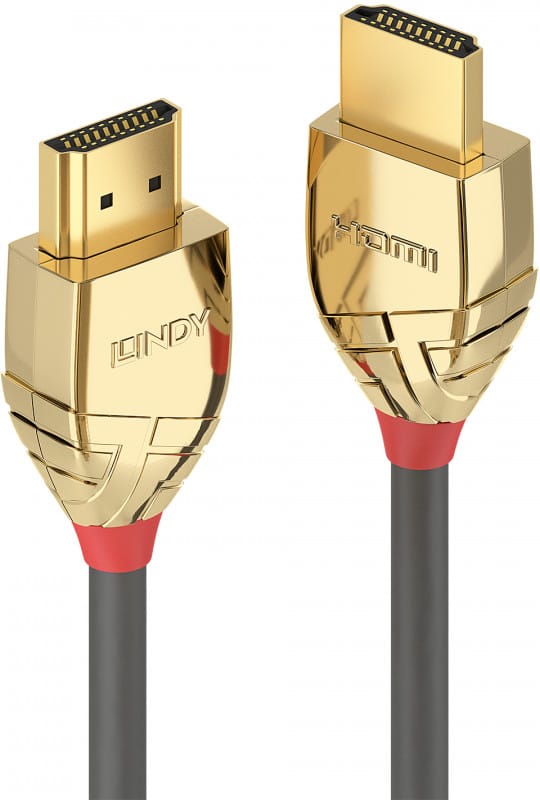 LINDY 37862 - HDMI Kabel - Gold Line, 4K60Hz, 2,0 m