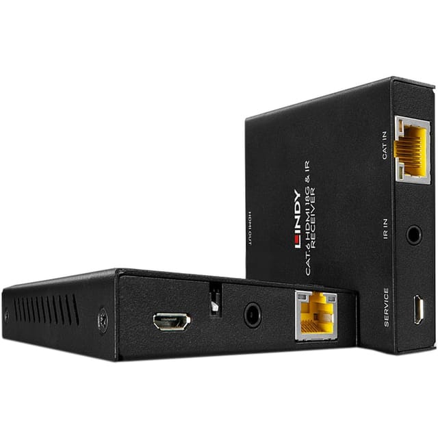 LINDY 38205 - HDMI Extender, 4K 60 Hz, IR, PoC, Loop Out, Cat.6 50 m