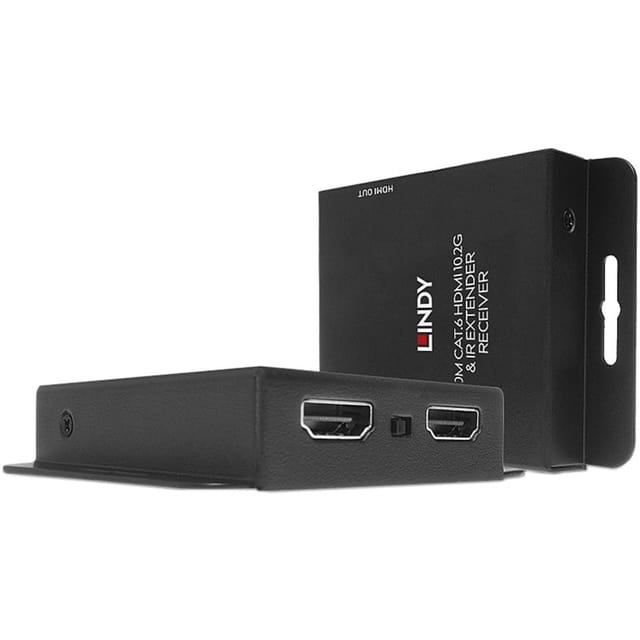 LINDY 38208 - HDMI Extender, 4K 30 Hz, IR, PoC, Loop Out, Cat.6 70 m