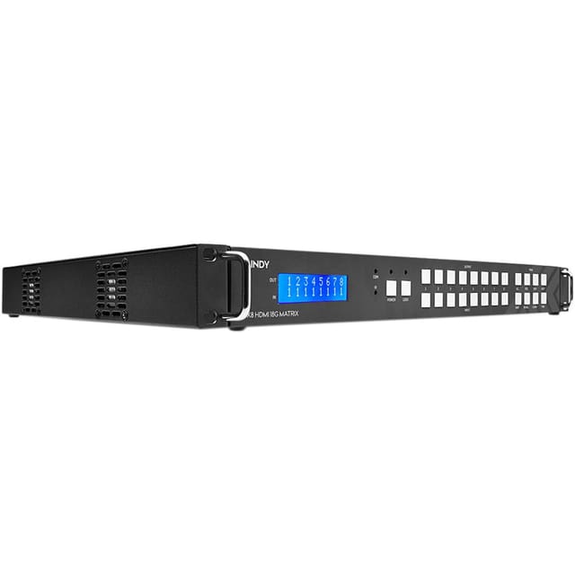 LINDY 38260 - HDMI 8x8 Matrix, 4K 60 Hz, Video Wall